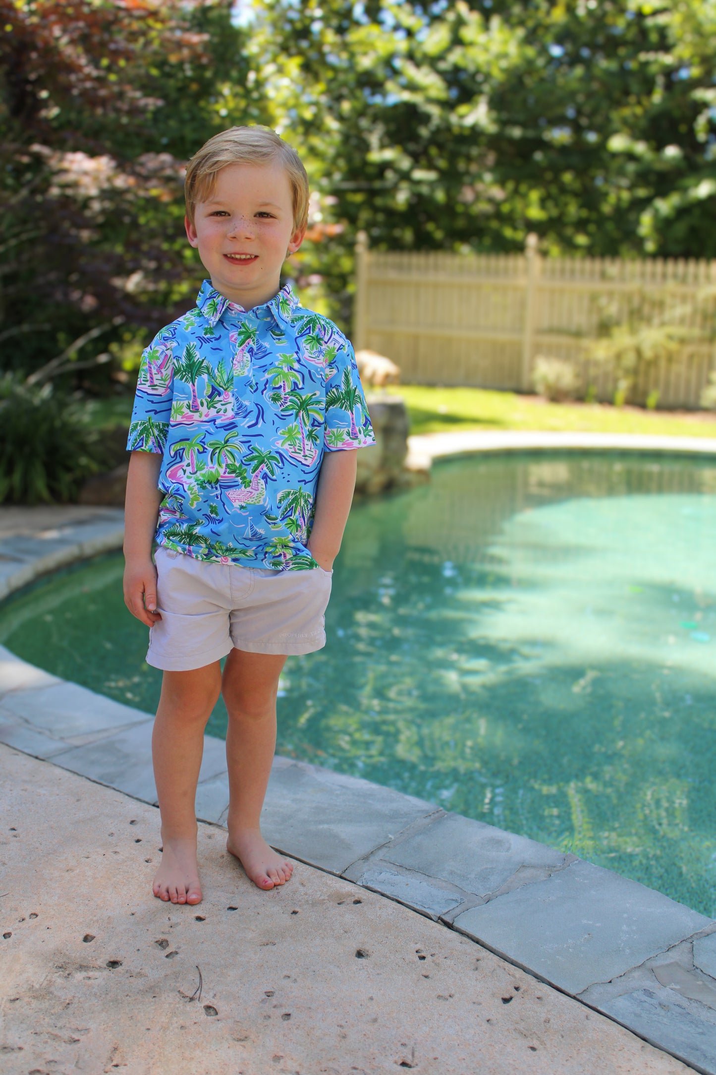 Island Escape Boys Polo