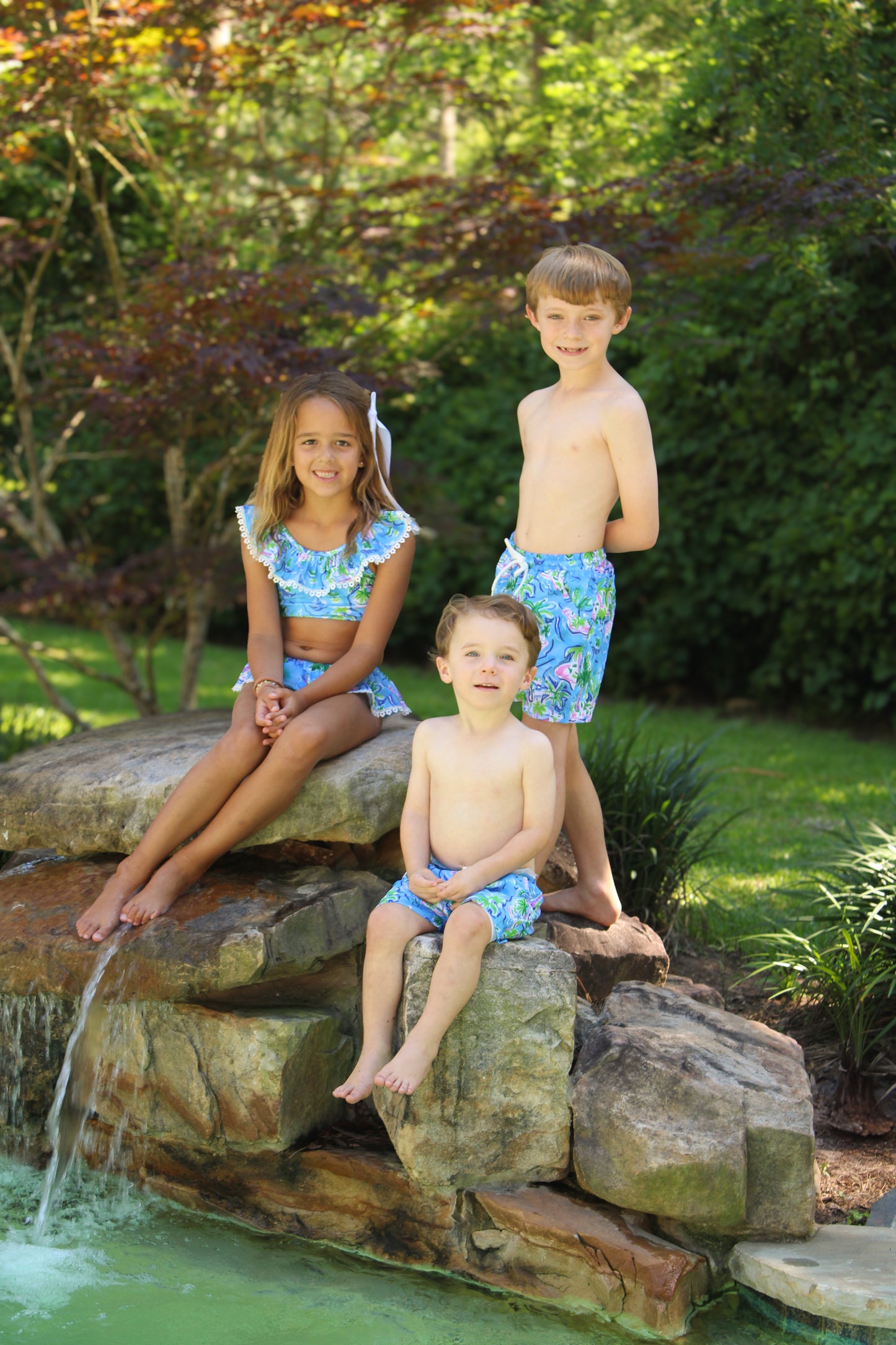 Island Escape Girls Two-Piece Swimsuit
