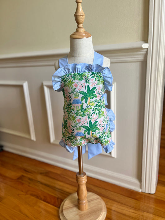 Tiki in Tulum Girls Sunsuit