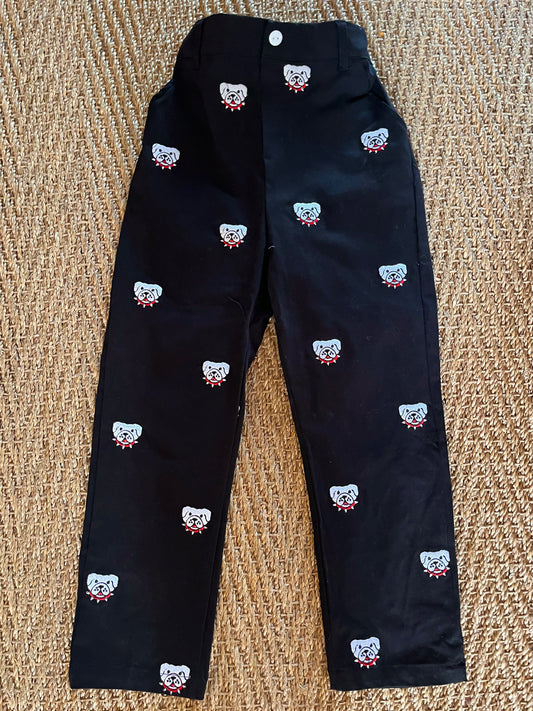 Sic'Em Boys Embroidered Pants