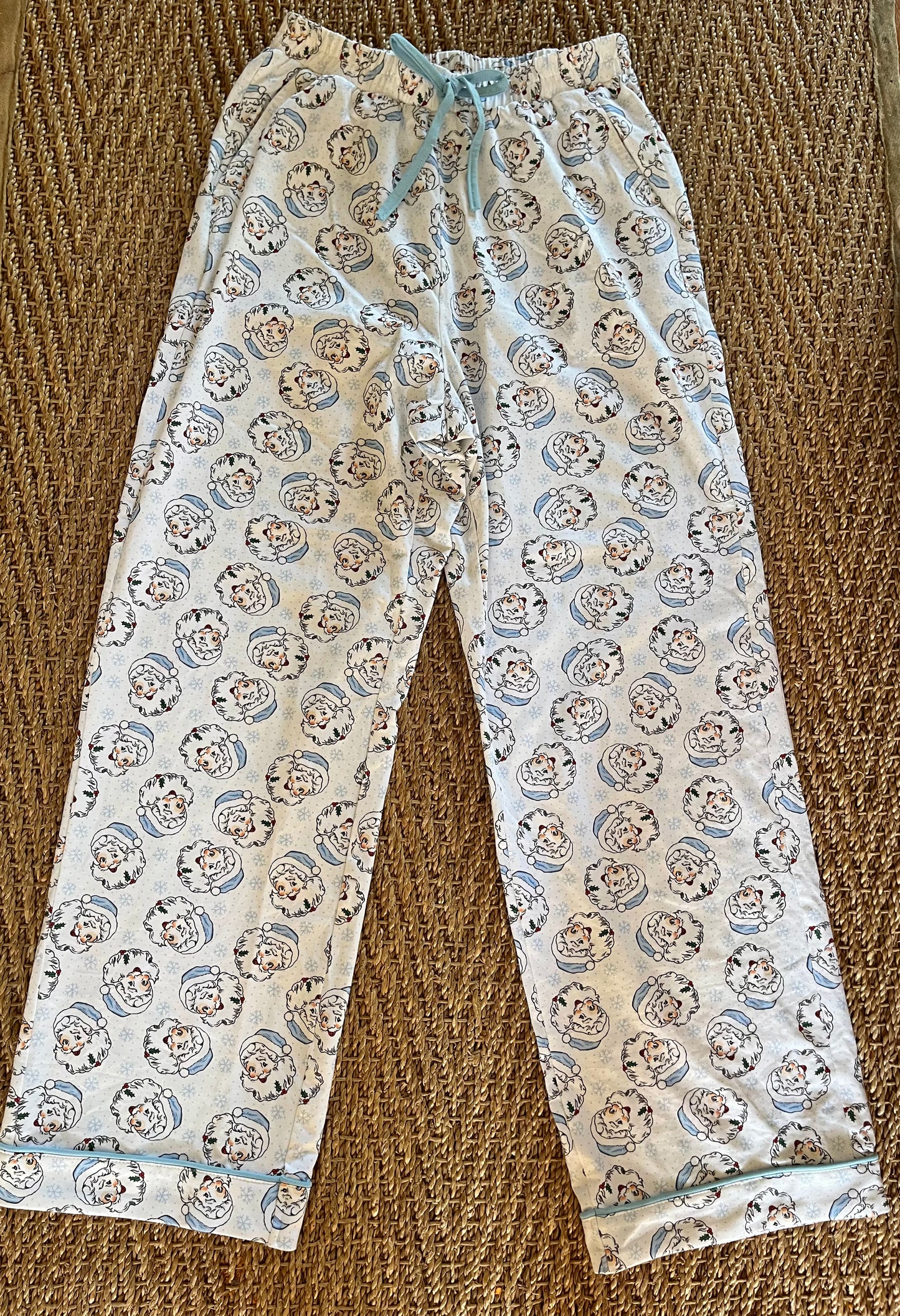 Vintage Pastel Santa Adult Lounge Pants