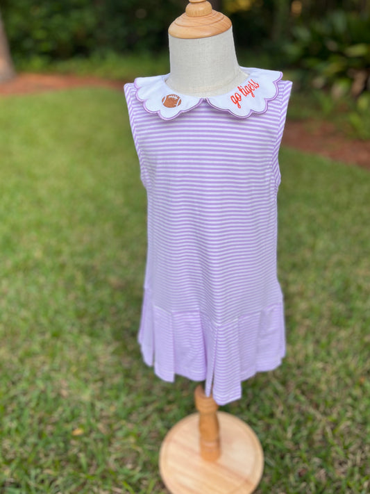 Team Spirit Purple & Orange Dress