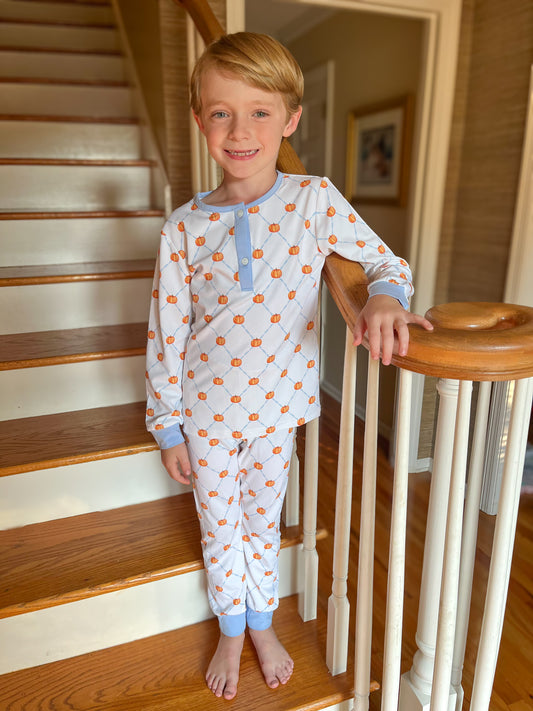 Pumpkin Patch Dreams Boy Lounge Set