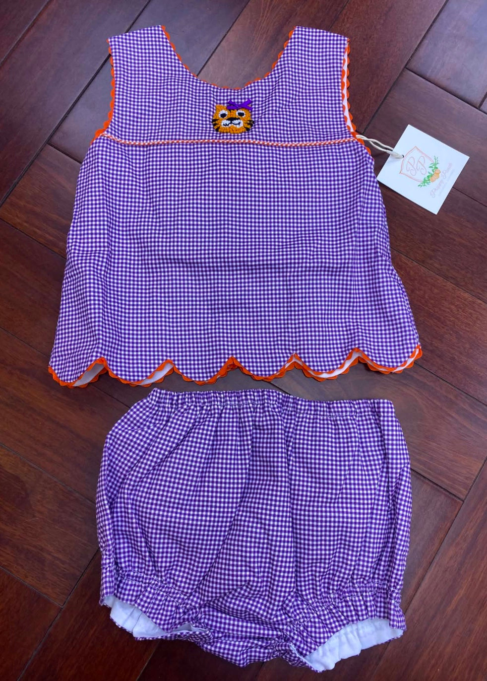 *PREORDER* Tiger Gameday Trio-Girls Bloomer Set