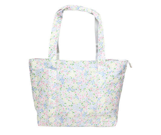 Nylon Tote Bag - Floral
