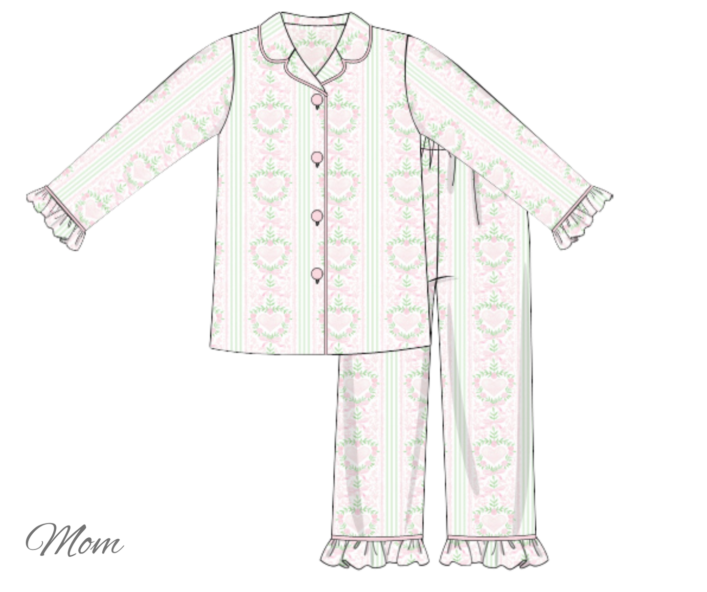 *PREORDER* Hearts & Vines Mom Lounge Set