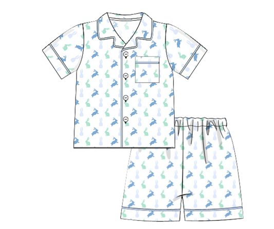 *PREORDDER* Pastel Bunnies Boys Lounge Set