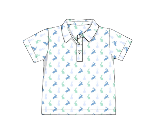 *PREORDER* Pastel Bunnies Boys Polo