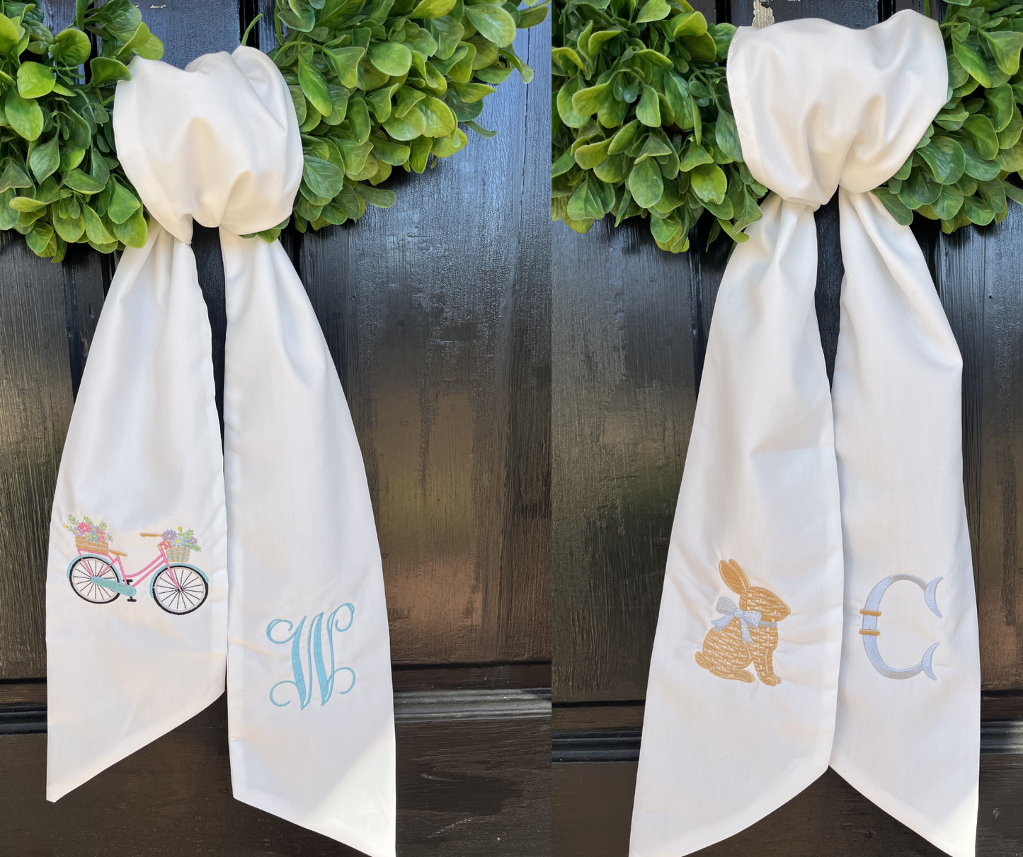 Custom Easter Wreath Sash