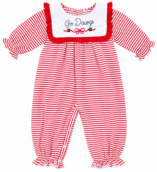 Dawgs Embroidered Girls Long Bubble
