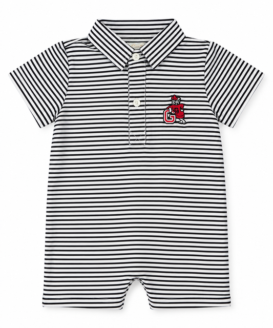 Classic City Heritage Boy Polo Romper