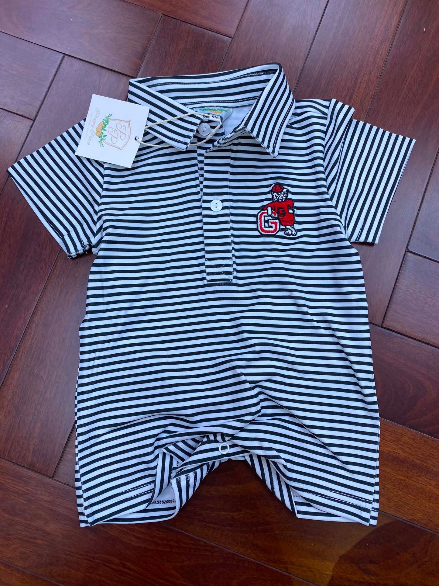 *PREORDER* Classic City Heritage Boy Polo Romper