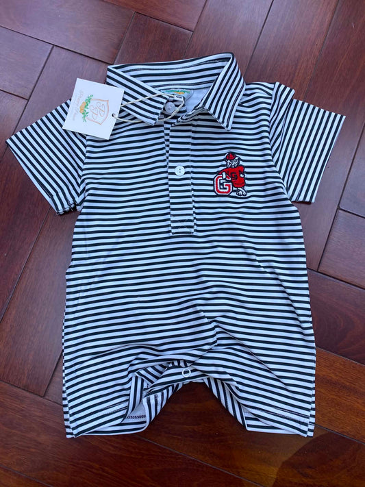 Classic City Heritage Boy Polo Romper