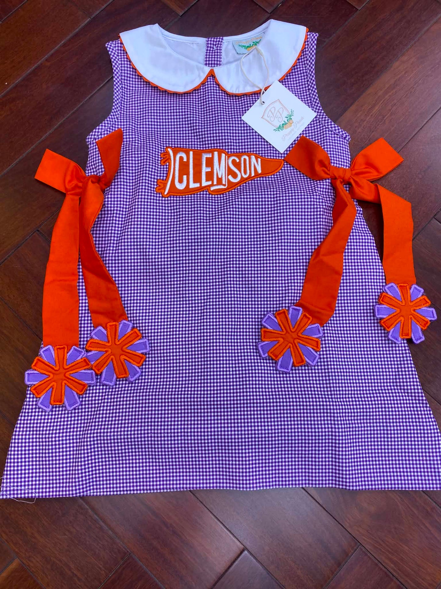 *PREORDER* Clemson Spirit Flag Girls Dress